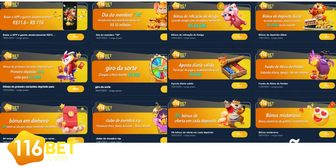 116bet PROMOÇÕES